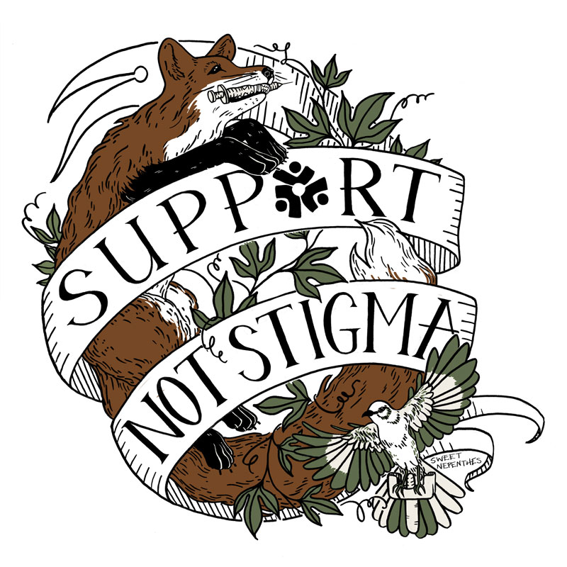 Support not stigma with fox